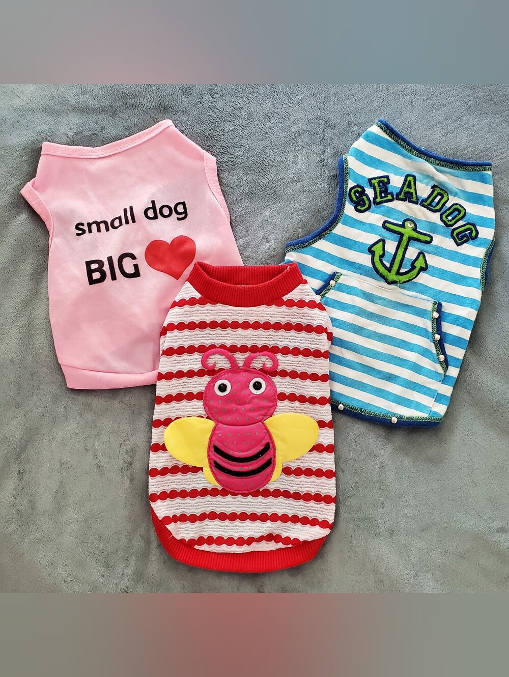 Dog Tshirts Bundle - 3 Pack - Small